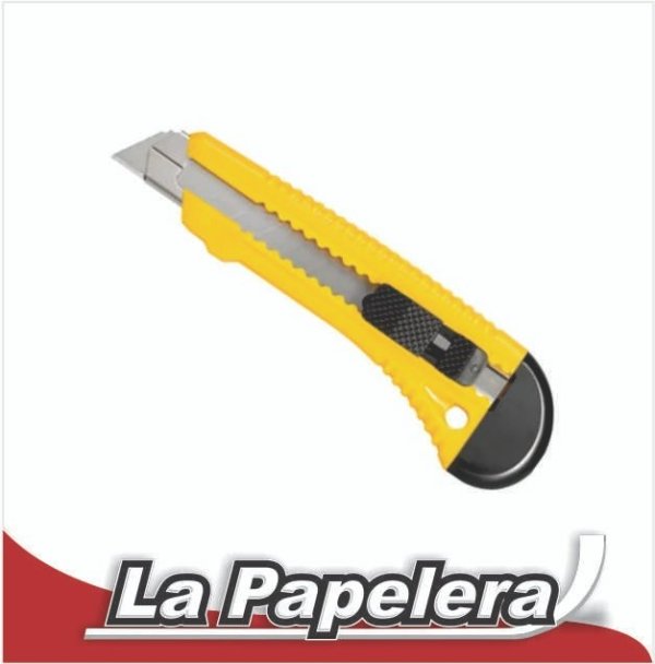 TRINCHETA 18MM PLASTICA ECONOMICA KD-23B (1072)