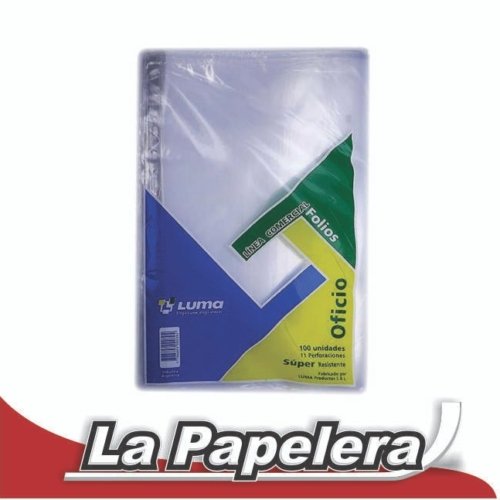FOLIOS LUMA OFICIO X 100 U. SUPER (1341)