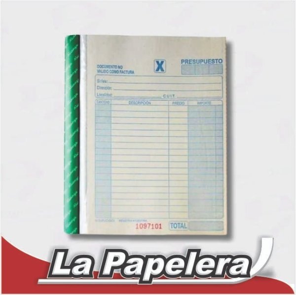 TALONARIO NEUTRO GRANDE ECONOMICO ALIANZA (1900)