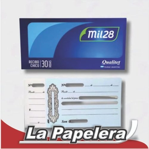 TALONARIO DE RECIBO CHICO X DUPLICADO MIL28 (2136)