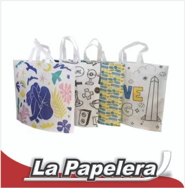 BOLSO FRISELINA CON ASAS 45X40 FANTASIA (2998)