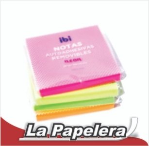 NOTA AUTOADH 76X51 NEON NARANJA 76X51 100hjs IBI (3293)