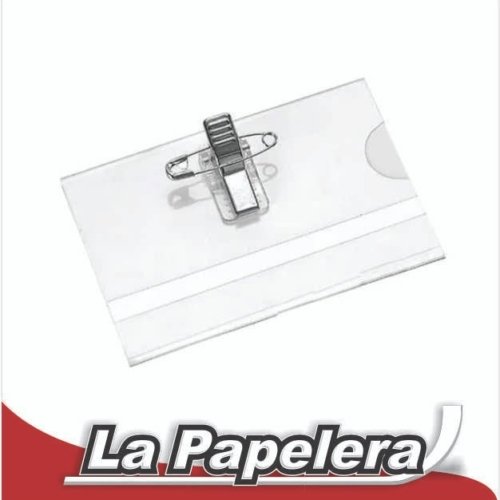 PORTA CREDENCIAL PERSONAL 90X57mm C/CLIP IBI (3343)