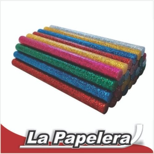 BARRA SILICONA GLITER ROJO (3347)
