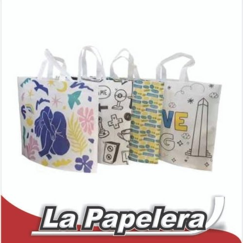 BOLSO FRISELINA CON ASAS 30X30 FANTASIA (3731)