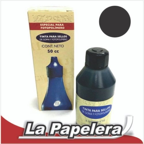 TINTA PARA SELLOS 50ml NEGRO (3879)