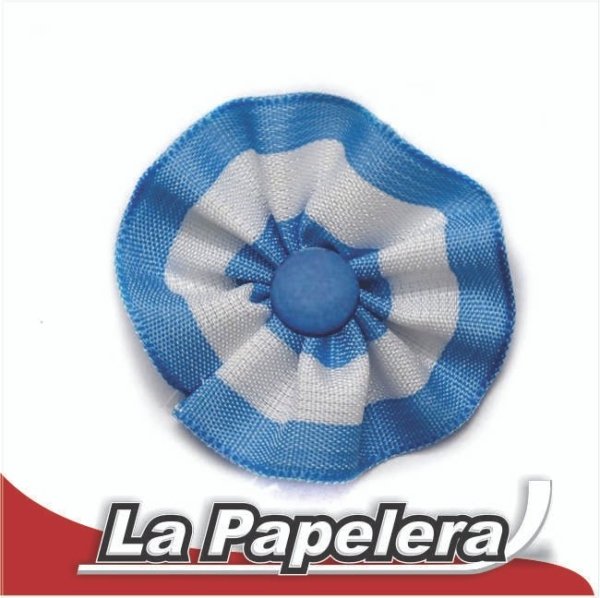 ESCARAPELA MILENIO REDONDO C/BOTON X UNIDAD N°125 (4006)