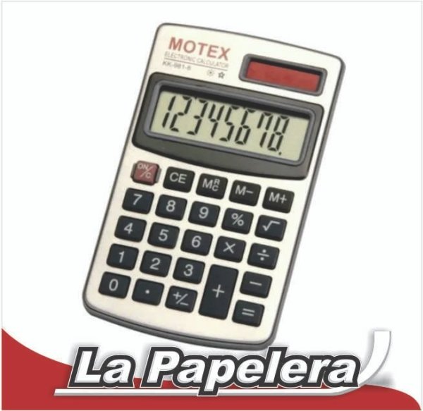 CALCULADORA MOTEX 8 DIGITOS KK-981-8 (4022)