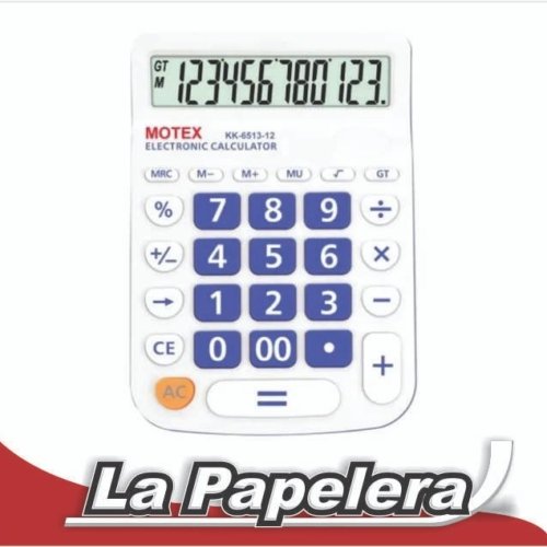 CALCULADORA MOTEX 12 DIGITOS KK-6513-12 (4025)
