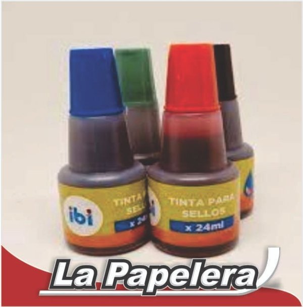 TINTA PARA SELLOS X 24ml ROJO IBI (4030)