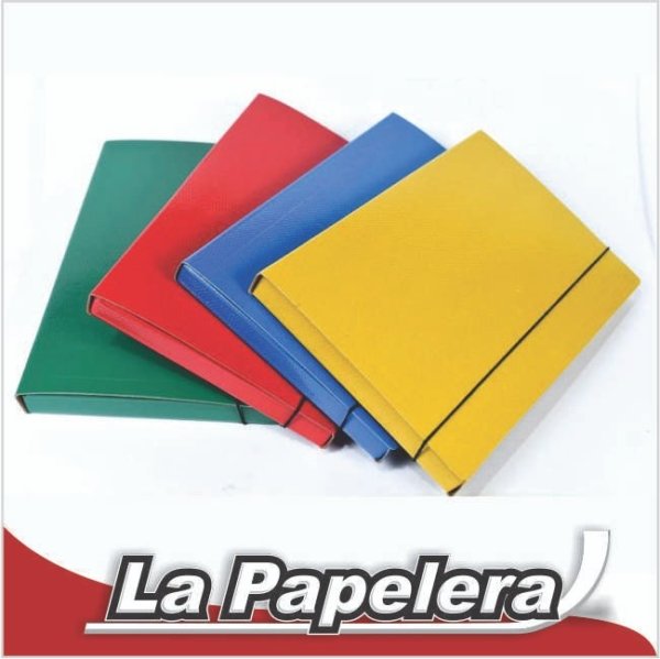 CARPETA CAJA 3CM OFI C/E FIBRA NEGRA FIBRACAP (4089)