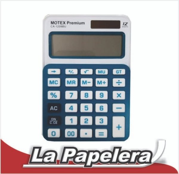 CALCULADORA MOTEX 12 DIGITOS PREMIUM CA-1209BU (4166)