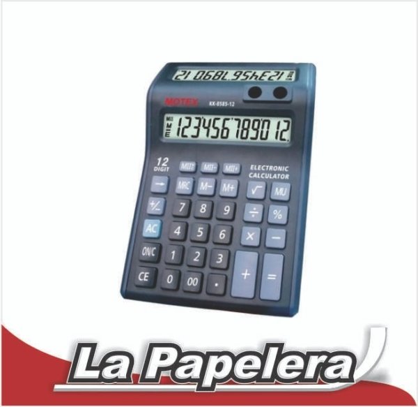 CALCULADORA MOTEX 12 DIGITOS KK-2828-12 (4167)