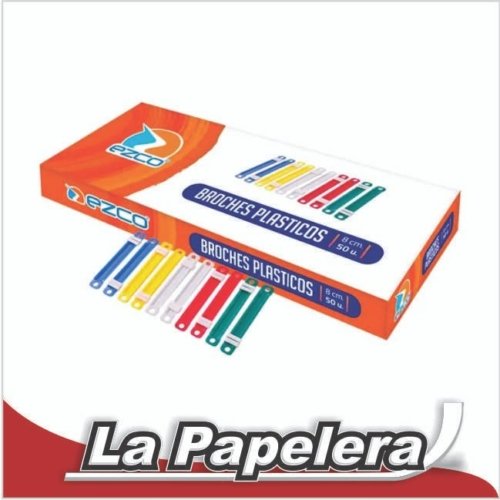 BROCHE NEPACO PLASTICO X 50 EZCO (4192)