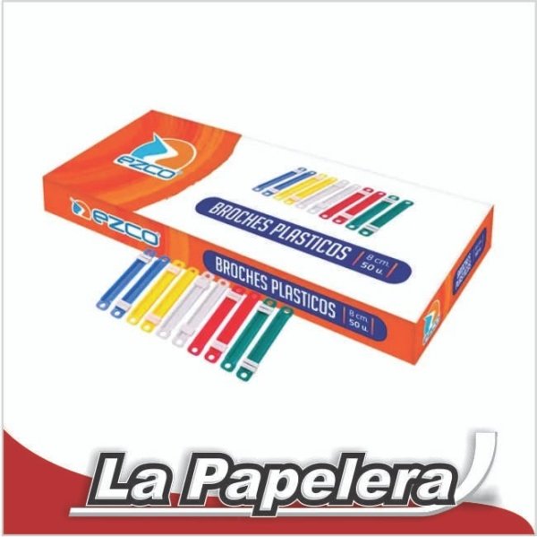 BROCHE NEPACO PLASTICO X 50 EZCO (4192)