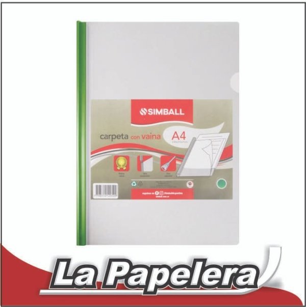 CARPETA SIMBALL C/VAINA A4 T/T (4206)