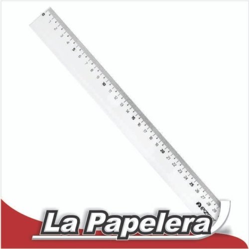 REGLA ESCOLAR 30cm acrilica ezco 411003 (4361)