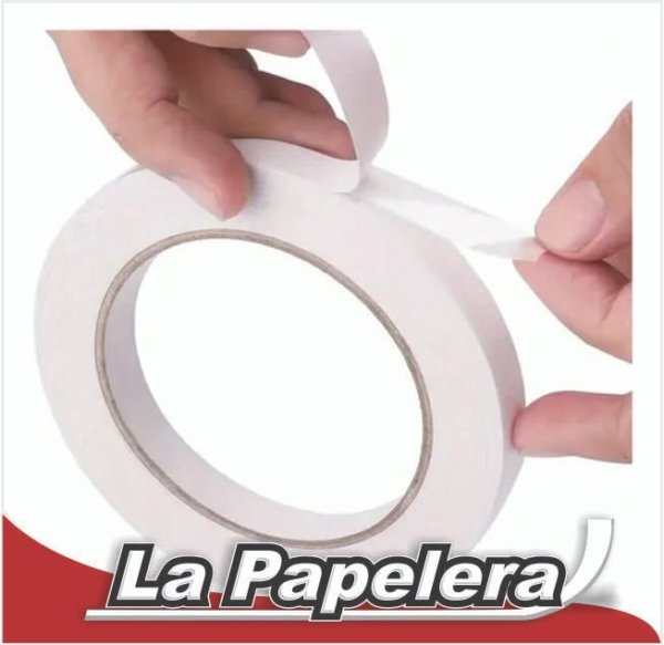 CINTA DOBLE FAZ PPP MOTEX  18MM X 15MTS (4451)