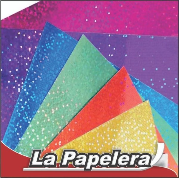 CARTULINA HOLOGLITTER NARANJA 35X50 X 1 (4580)