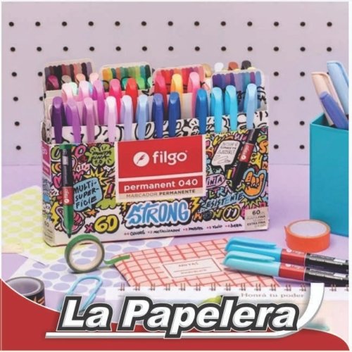 004840.jpg FIBRON FILGO PERMANENTE PUNTA FINA 040 AZUL (4840)