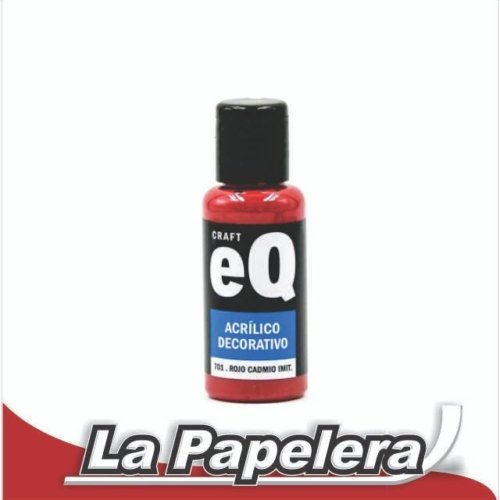 ACRILICO EQ 50ML 701 ROJO CADMIO (4848)