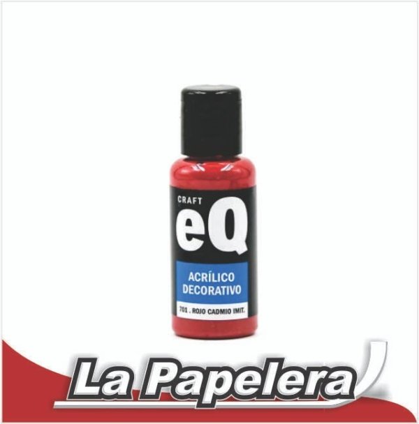 ACRILICO EQ 50ML 701 ROJO CADMIO (4848)