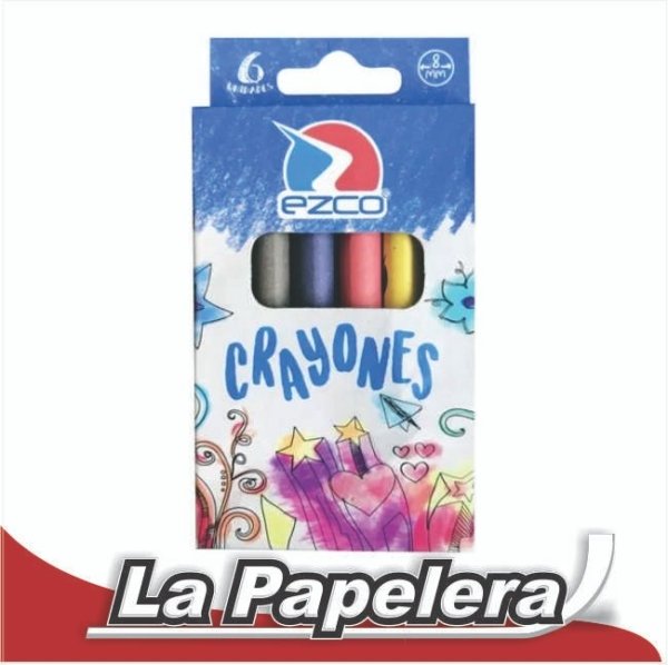 CRAYONES ESCOLARES EZCO X 6 (4858)