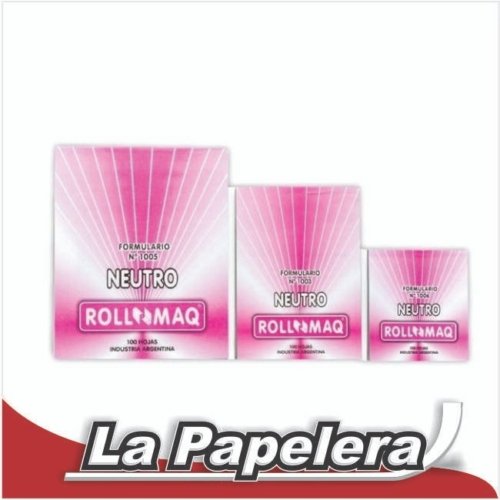 TALONARIO NEUTRO CHICO 9X10 ROLL MAQ (4895)