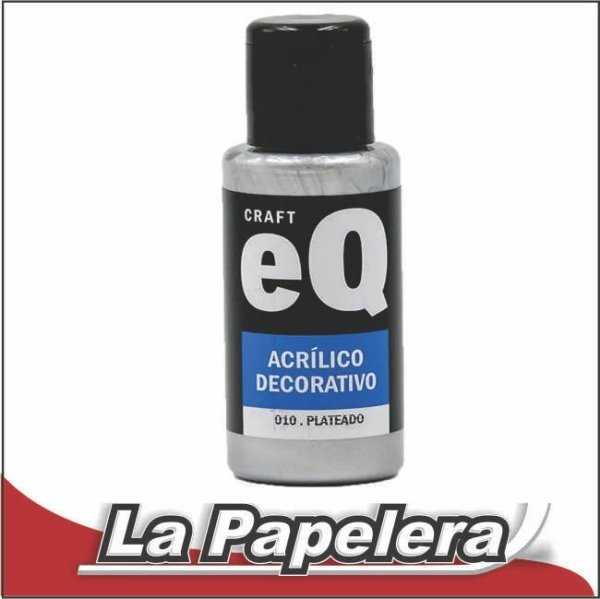 ACRILICO EQ 50ML 010 PLATEADO (4903)