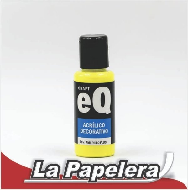 ACRILICO EQ 50ML 315 AMARILLO FLUO (4904)