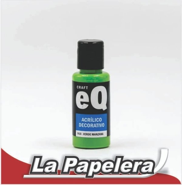 ACRILICO EQ 50ML 910 VERDE MANZANA (4905)