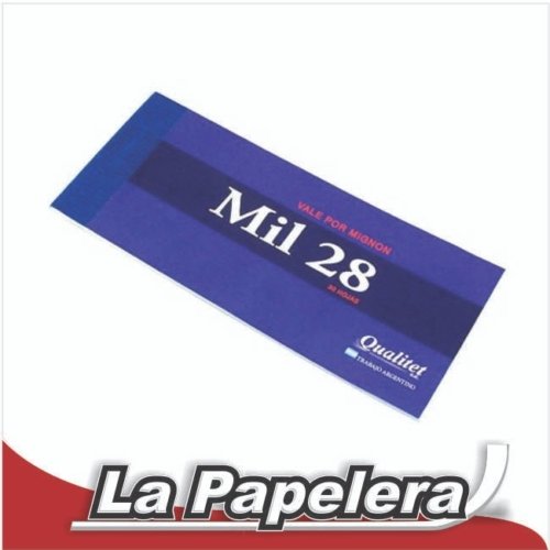TALONARIO DE VALE POR MIGNON MIL28 (5006)