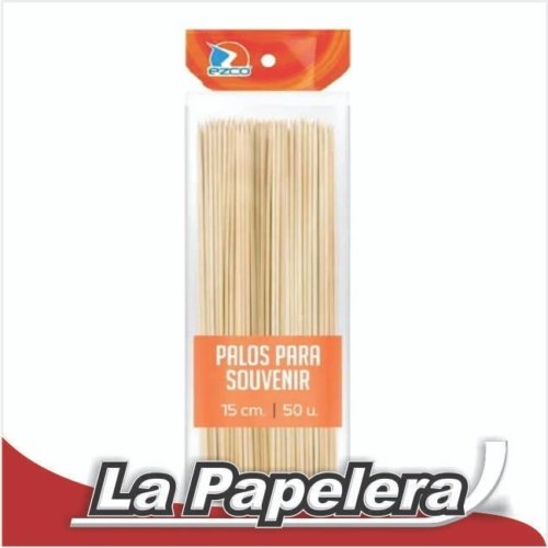 PALITOS BROCHET 15CM X 50 UNIDAD EZCO (5009)