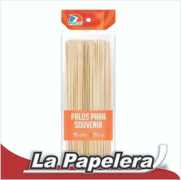 PALITOS BROCHET 15CM X 50 UNIDAD EZCO (5009)