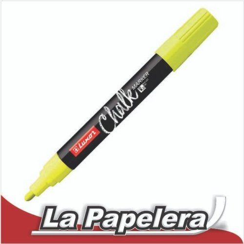 005011.jpg MARCADOR LUXOR TIZA LIQUIDA AMARILLO FLUO (5011)