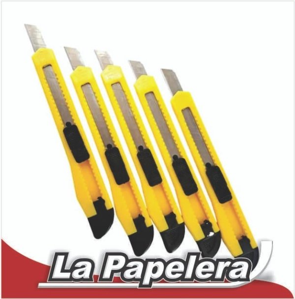 TRINCHETA  9MM PLASTICA ECONOMICA (A-KD-05B) (5032)