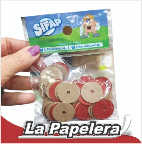 ARANDELAS DE CARTON X 100 SIFAP (5077)