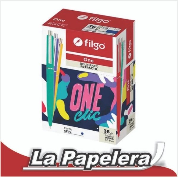 LAPICERA FILGO ONE CLIC 1 0MM AZUL (5081)