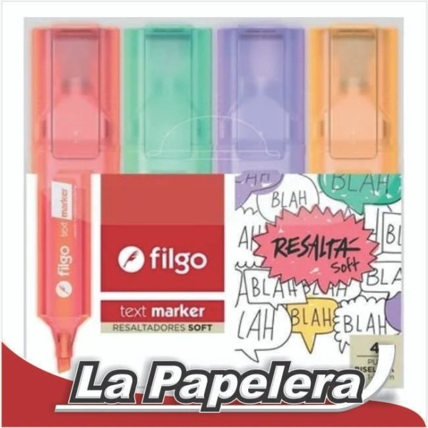 RESALTADOR FILGO SOFT ROJO (5086)