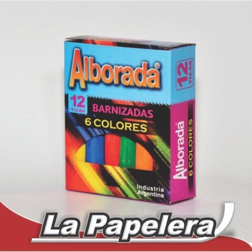 TIZA COLOR ALBORADA X 12 CAJA (5087)