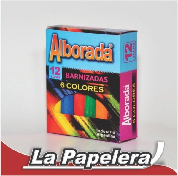 TIZA COLOR ALBORADA X 12 CAJA (5087)