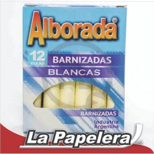TIZA BLANCA ALBORADA X 12 CAJA (5088)