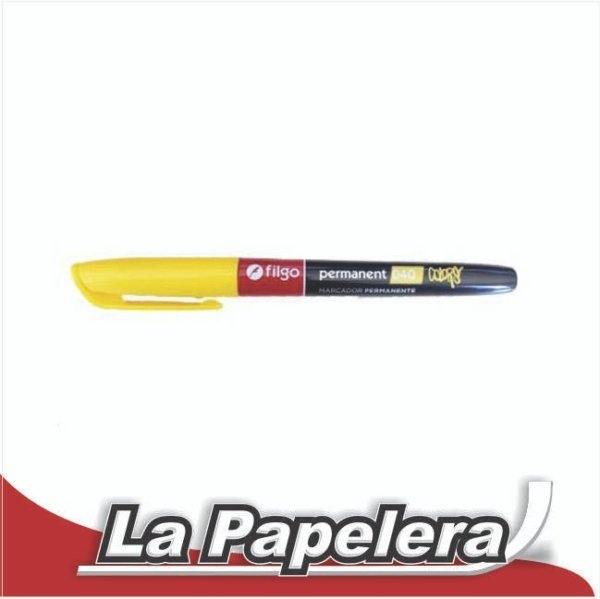 FIBRON FILGO PERMANENTE PUNTA FINA 040 AMARILLO (5091)