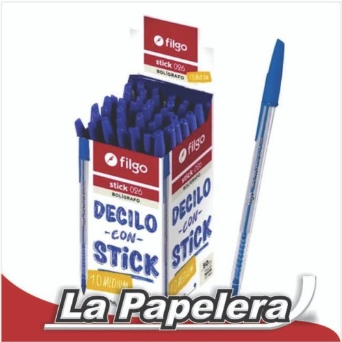 005143.jpg LAPICERA FILGO STICK TRAZO 1MM AZUL (5143)