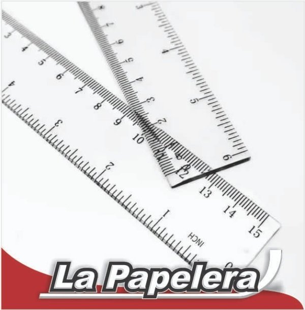 REGLA ESCOLAR 30cm DOBLE ESCALA IBI (5315)