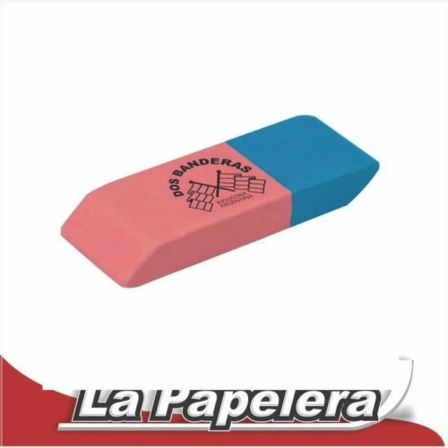 005361.jpg GOMA DE BORRAR LAPIZ/TINTA AZUL/ROJO DOS BANDERAS (5361)