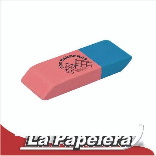 GOMA DE BORRAR LAPIZ/TINTA AZUL/ROJO DOS BANDERAS (5361)