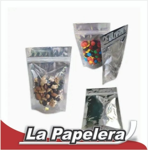 BOLSA DOYPACK METALIZADA 11X17 250ML 92MIC (5433)
