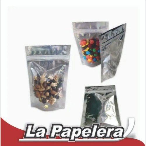 BOLSA DOYPACK METALIZADA 15X25 750ML 92MIC (5434)