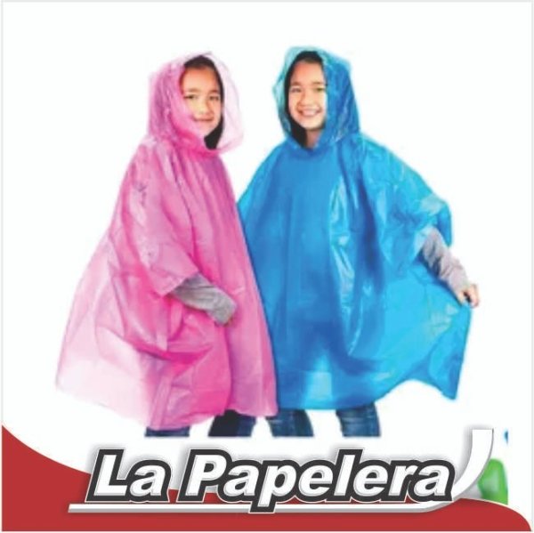 PILOTO PONCHO LLUVIA DESCARTABLE NIÑO (5499)